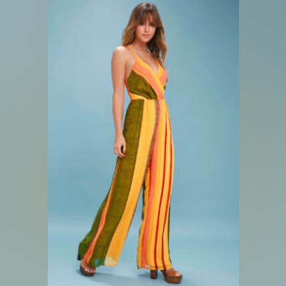 Lulus Chiffon Jumpsuit - Picture 4 of 11